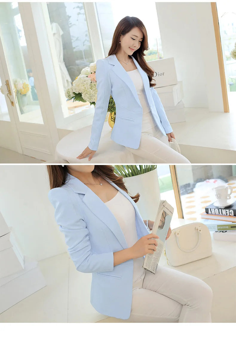 Casual Slim Blazers Jack Jacket Office