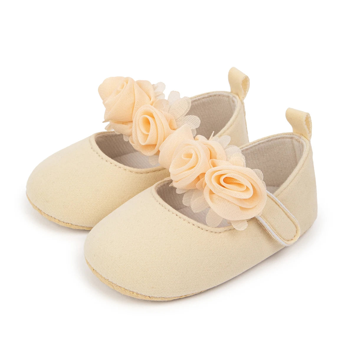 KIDSUN Cotton Sole Anti-slip Baby Shoes Moccasin Cute Flower Princess Girls Shoes Newborn Toddler First Walker Crib Shoes 0-18m