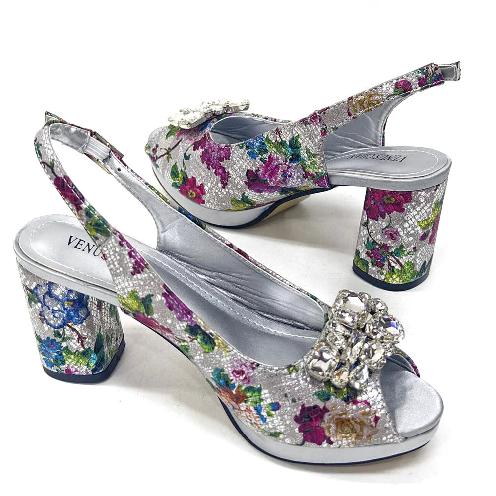 Wedding Bigger Size Thick Heel Shoes