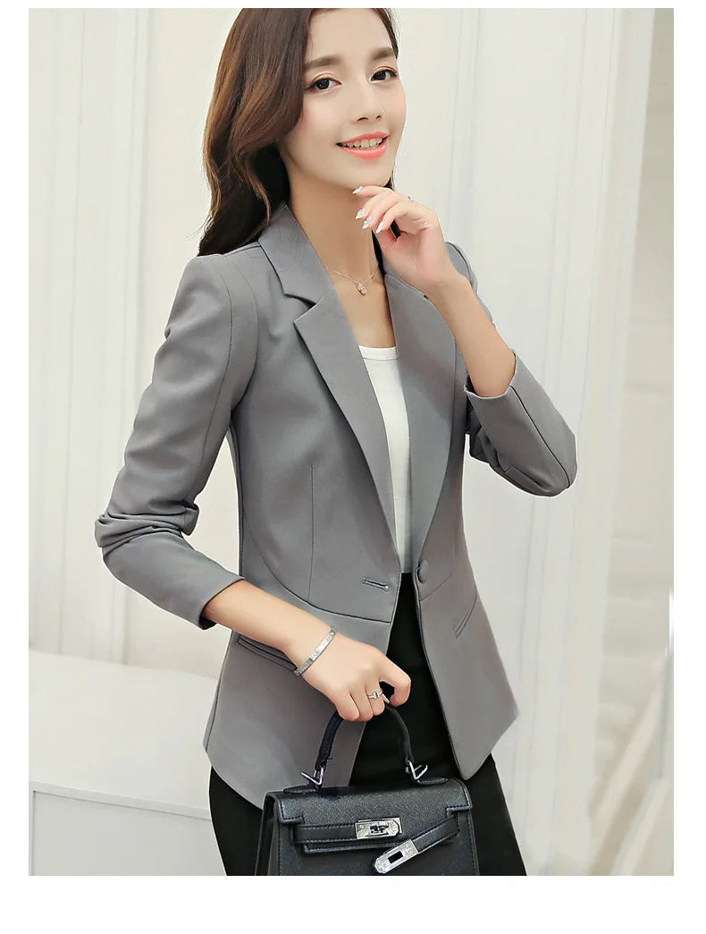 Casual Slim Blazers Jack Jacket Office