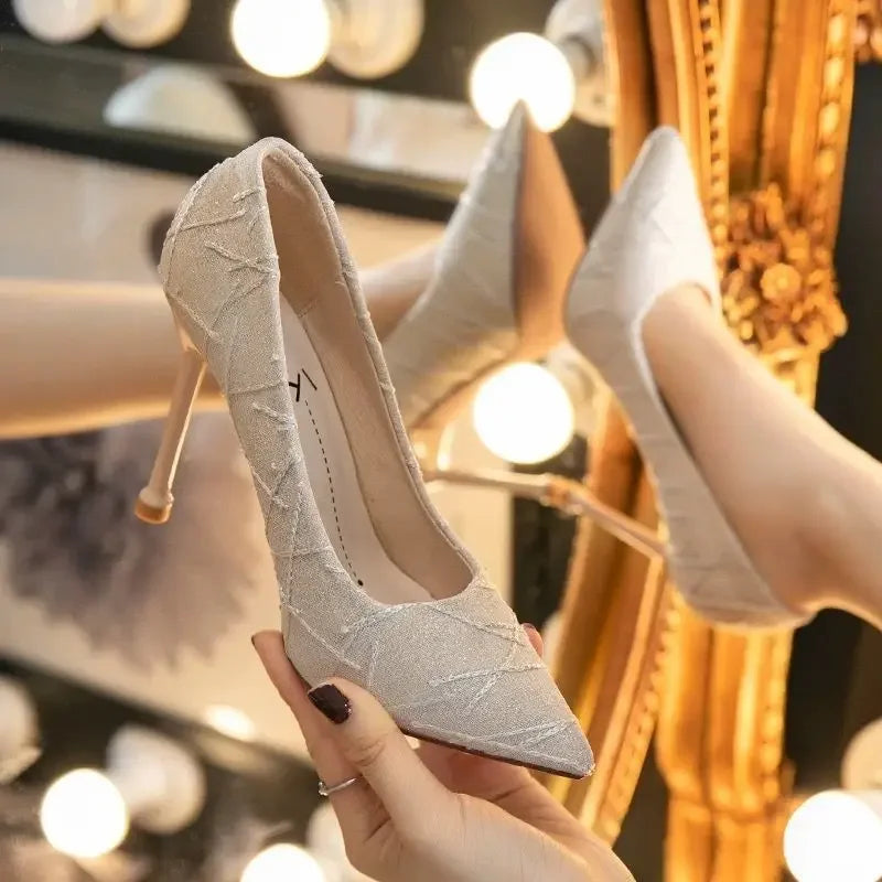 Shoes For Women Sexy Woman Pumps Pointed Toe Wedding Bride Shoe Luxury Women's On Offer Social Promotion Hot Brand Casual