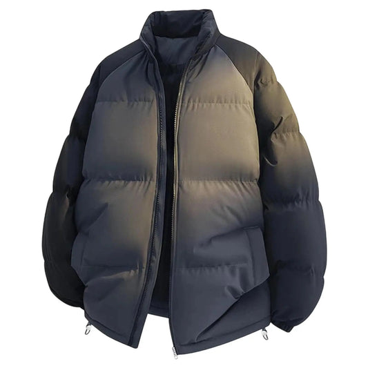 Men's Winter Cotton-padded Jacket,Outdoor Waterproof & Windproof Down Coat, Thickened Warm Casual Cotton-padded Outerwear