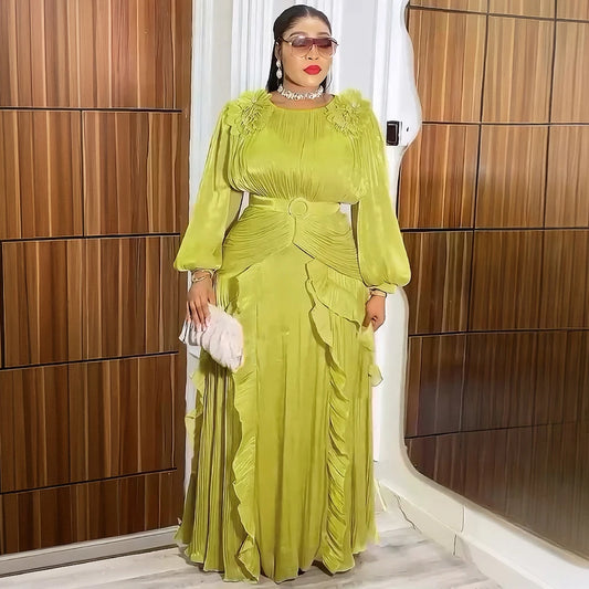 African Dresses For Woman 2025 Africa Clothing Wedding Party Evening Gowns Dashiki Ankara Outfits Dubai Turkey Kaftan Abayas