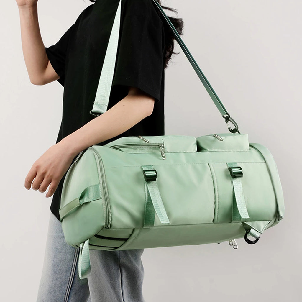 Large Capacity New Backpack Travel Bag Sports Waterproof Fitness Bag Multi Functional Single Shoulder Portable Luggage Bag