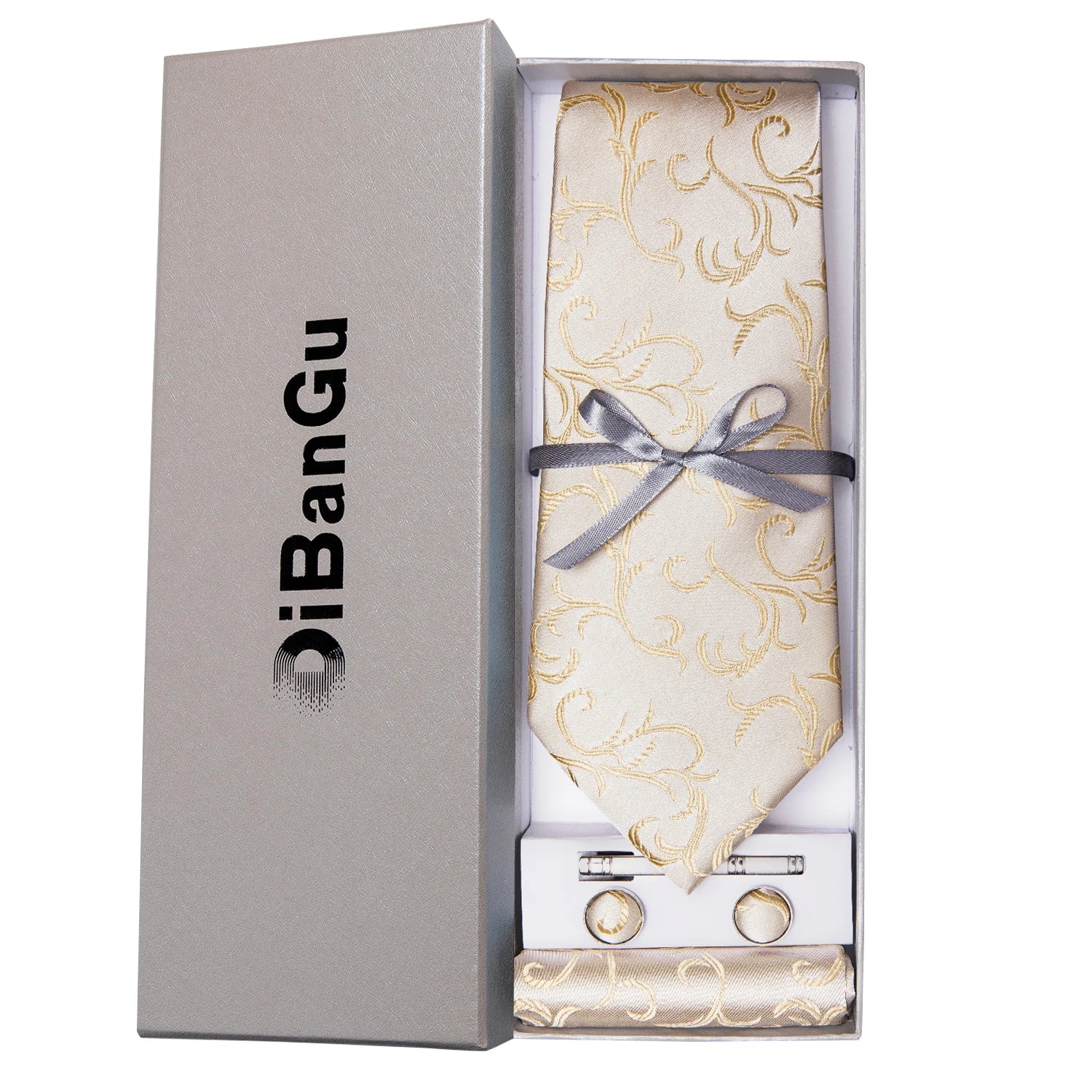 Solid Black Plaid Men's 8cm Polyester Neck Tie Handkerchief Cufflinks Set with Gift Box Tie Clip Birthday Anniversary Gift