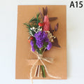 Mini Natural Dry Flowers Bouquet Bridesmaid Boutonnieres Christmas Wedding Decor Valentine's Day DIY Floral Materials