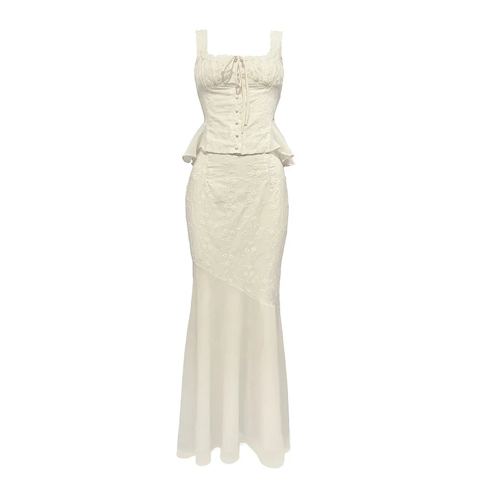 Summer 2 Piece Dress Set Elegant