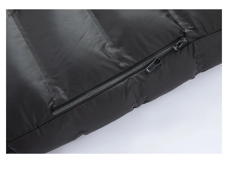 Big Collar 2026 New Winter Parkas Men Thicken Casual Outwear Slim Fit Outwear Waterproof Warm Stand Collar Outwear Coat