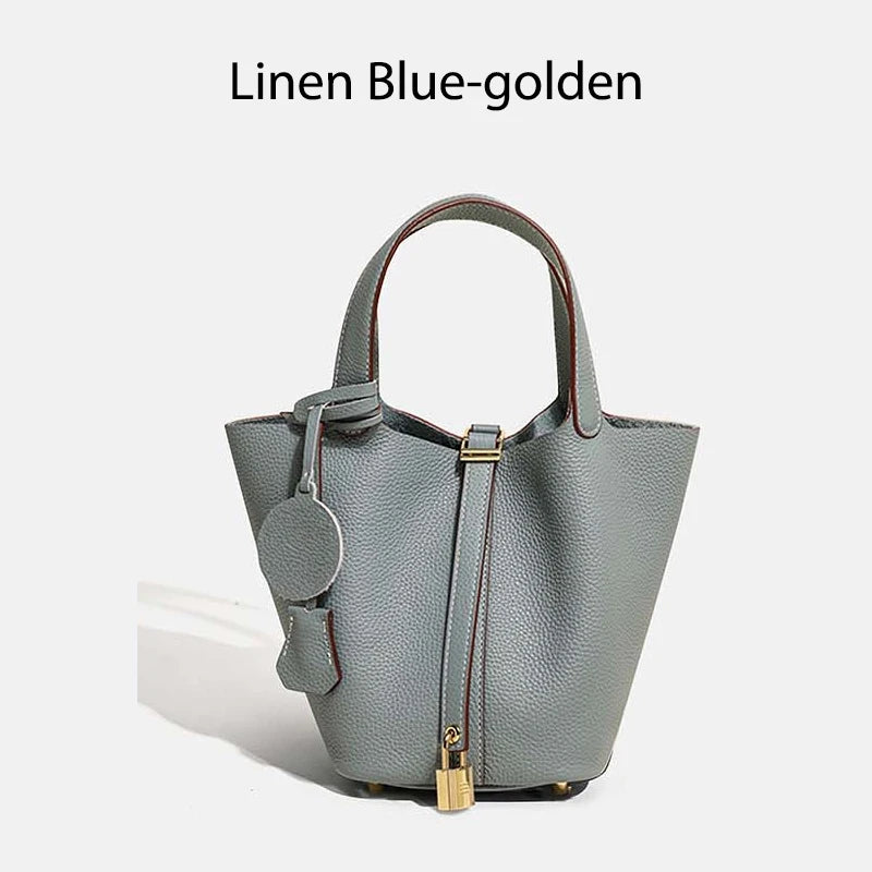 MENDY Women Bags Handbags Bucket Bag Real Leathe Fashion Tote Bag Genuine Leather Luxury Desginer Big Size Large Lady Hand Bags