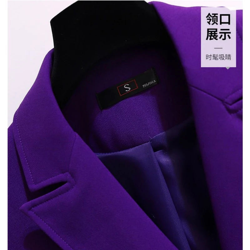 Two Piece Suit Women's Fashionable Work Clothes Fashion Temperament Suit Professional Formal Suit 2022 New Autumn and Winter