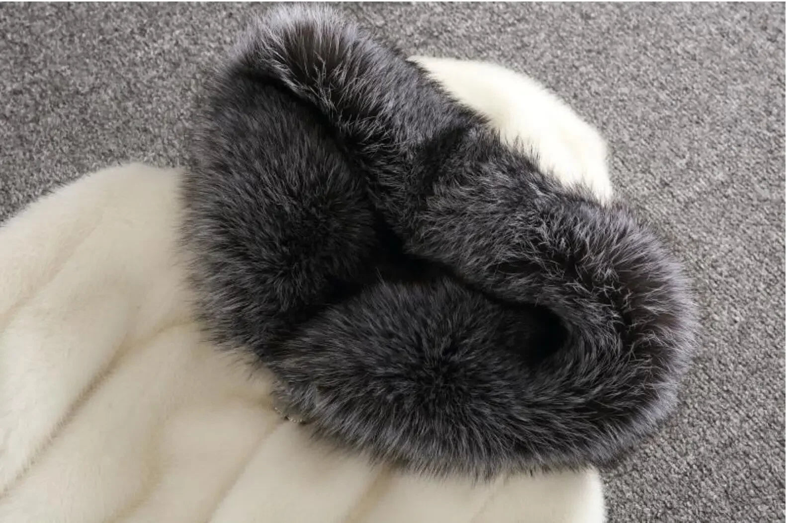 Hooded Loose Faux Fur Jacket Women Thick Autumn Winter Korean Maxi Coat Long Warm Luxury Fur Parkas Bontjas Furry Outerwear