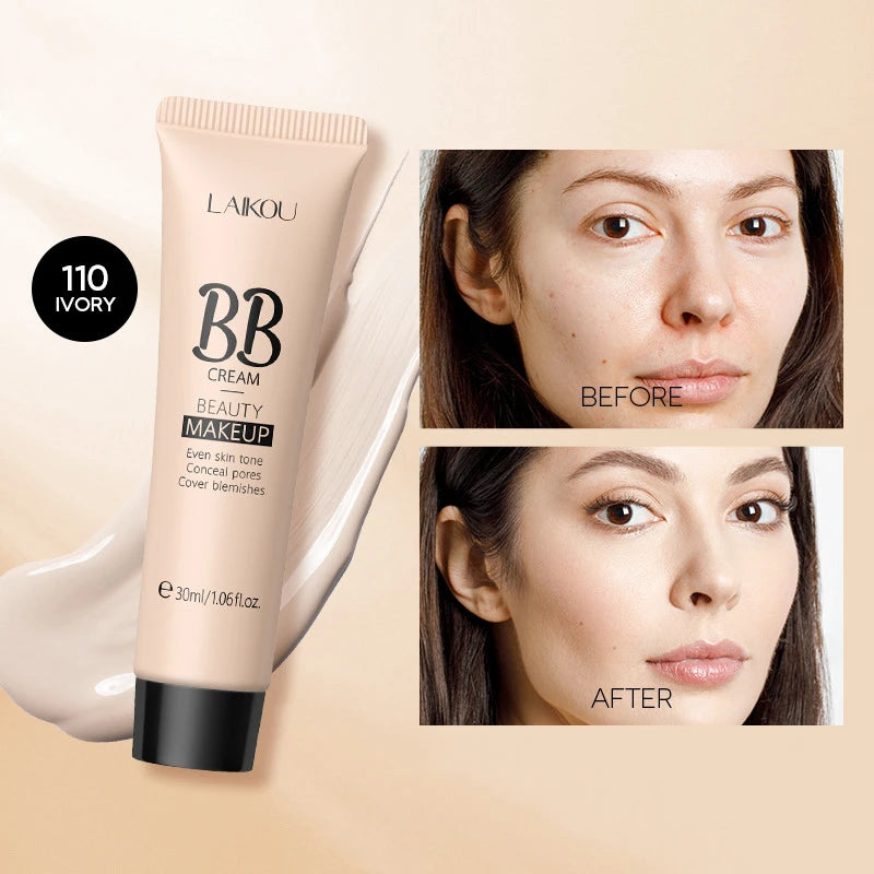 9-color Optional Concealer BB Cream 30ml Natural Facial Concealer Primer Ultimate Coverage Waterproof Foundations Makeup