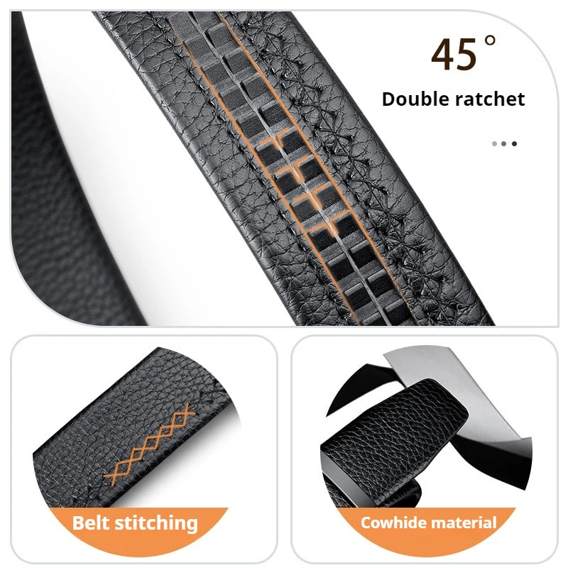 Belt for Men Business belt Men Genuine Leather Belt Automatic Belts Fashion belt Adjustable belts