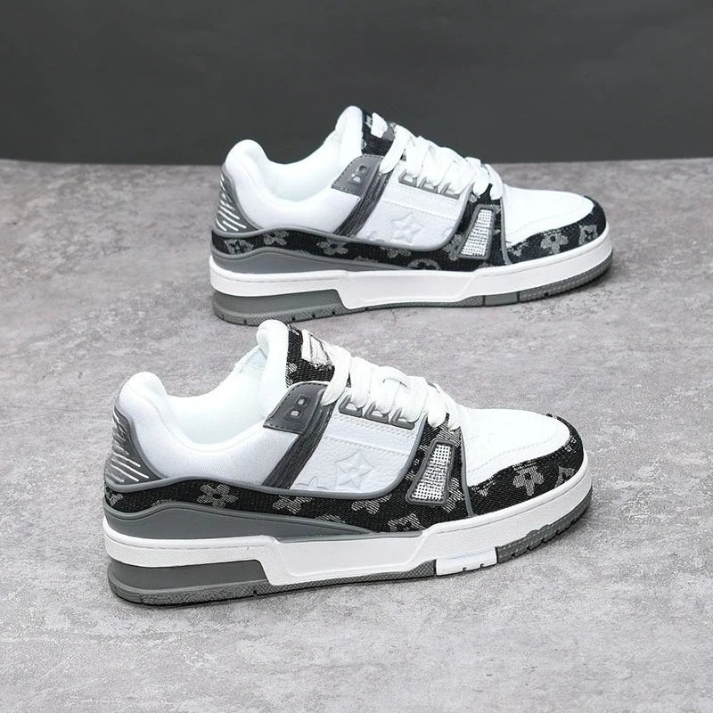 Black Warrior Men's Spring and Autumn New Trend Versatile Autumn Sports Leisure Small White Board Shoes