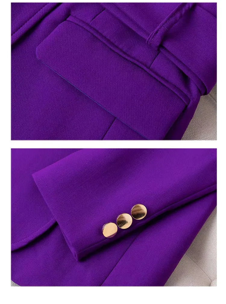 Two Piece Suit Women's Fashionable Work Clothes Fashion Temperament Suit Professional Formal Suit 2022 New Autumn and Winter