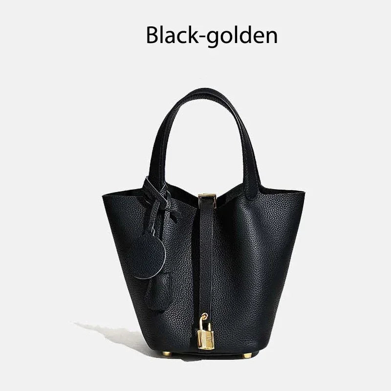 MENDY Women Bags Handbags Bucket Bag Real Leathe Fashion Tote Bag Genuine Leather Luxury Desginer Big Size Large Lady Hand Bags