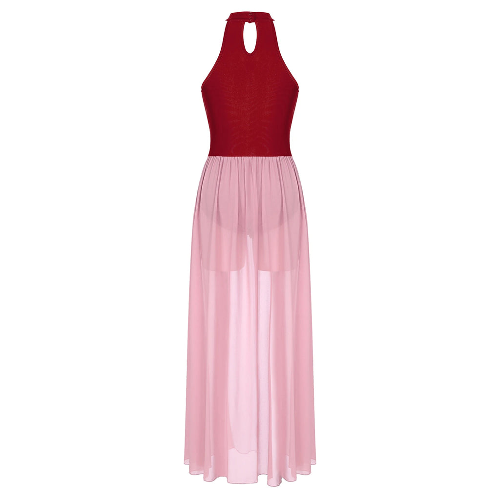 Women Worship Robe Lyrical Praise Dance Costume Modern Dress Adults Liturgical Celebration of Spirit Dancewear Performance Dress