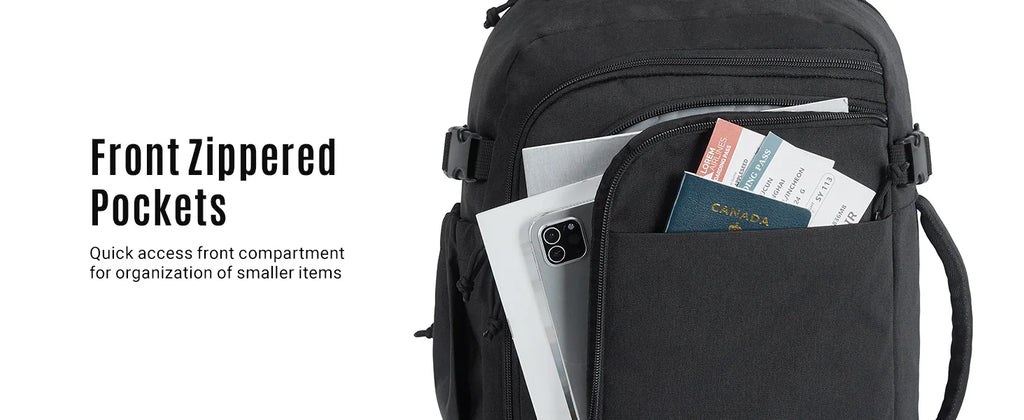LIGHT FLIGHT Travel Backpack for Men TSA Large Airplane Cabin Backpack Lightweight Waterproof Laptop Backpack Urban Style
