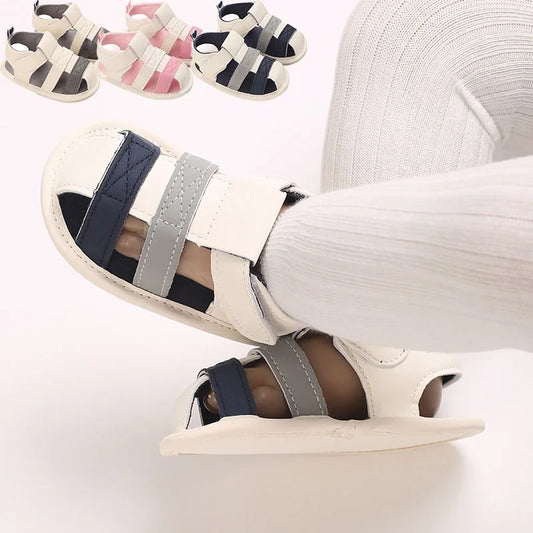 Newborn Infant Baby Boy Girls Shoes Summer Sandals Casual Soft Bottom Non-Slip Breathable Baby Shoes Toddler Shoes