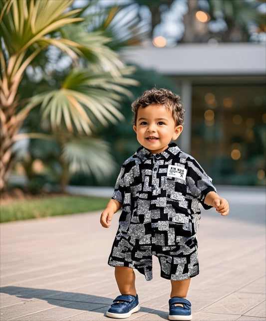 Children's Outfits Boys Girls Clothing Set Children's Top and Bottom Clothes Set Two Pieces Summer Outfit for Kids Loungewear
