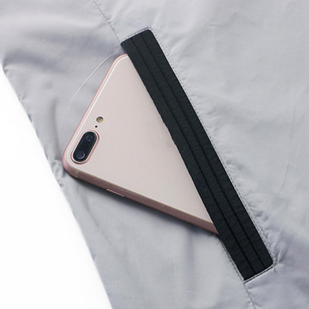 Men Summer Sunscreen Coat Hooded Thin Anti-UV Zipper Closure Solid Color Sunshade Long Sleeves Plus Size Fishing Men Summer Jack