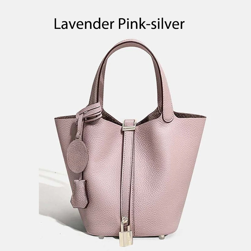 MENDY Women Bags Handbags Bucket Bag Real Leathe Fashion Tote Bag Genuine Leather Luxury Desginer Big Size Large Lady Hand Bags