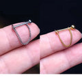 2PCS  New Stainless Steel Lip Piercing Chain Labret Lip Stud  Straight Bar In The Lips Labial Piercing Trendy Body Jewelry