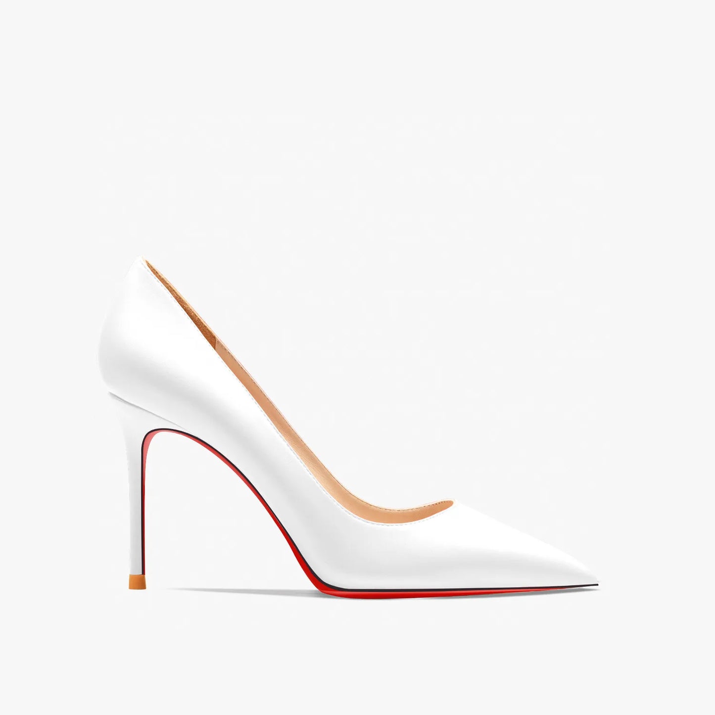 Heels for women Pointed toe Luxury Brand Women's High Heels Red soled Pumps Red Bottoms Matte Stiletto Ladies elegant shoes 12cm