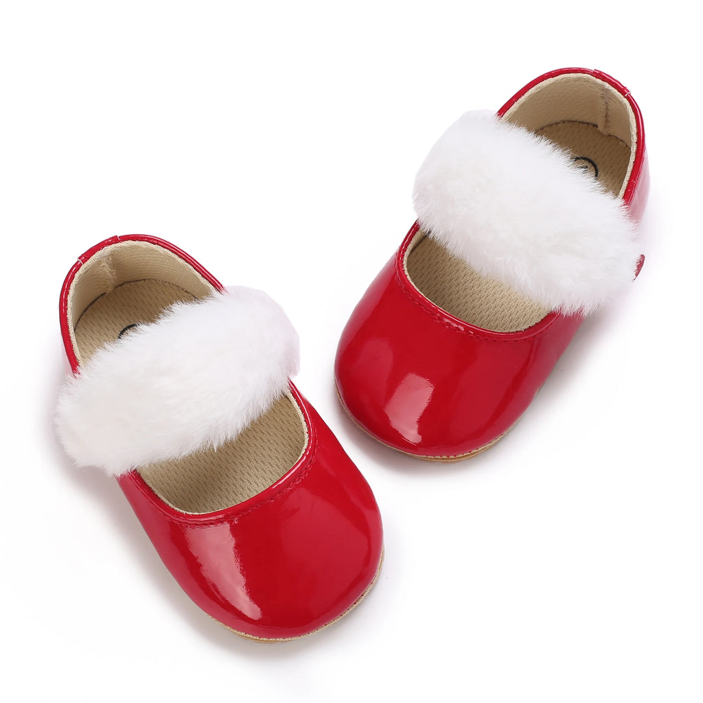 Cute White Lace Baby Girl Princess shoes  Baby Moccasins Moccs Shoes Bow Fringe Rubber Soled Non-slip Footwear Crib Shoes