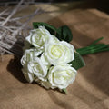 9 Head Artificial Bouquet Rose Bouquet Wedding Decor Artificial Flower Home Decoration Accessories Silk Flowers