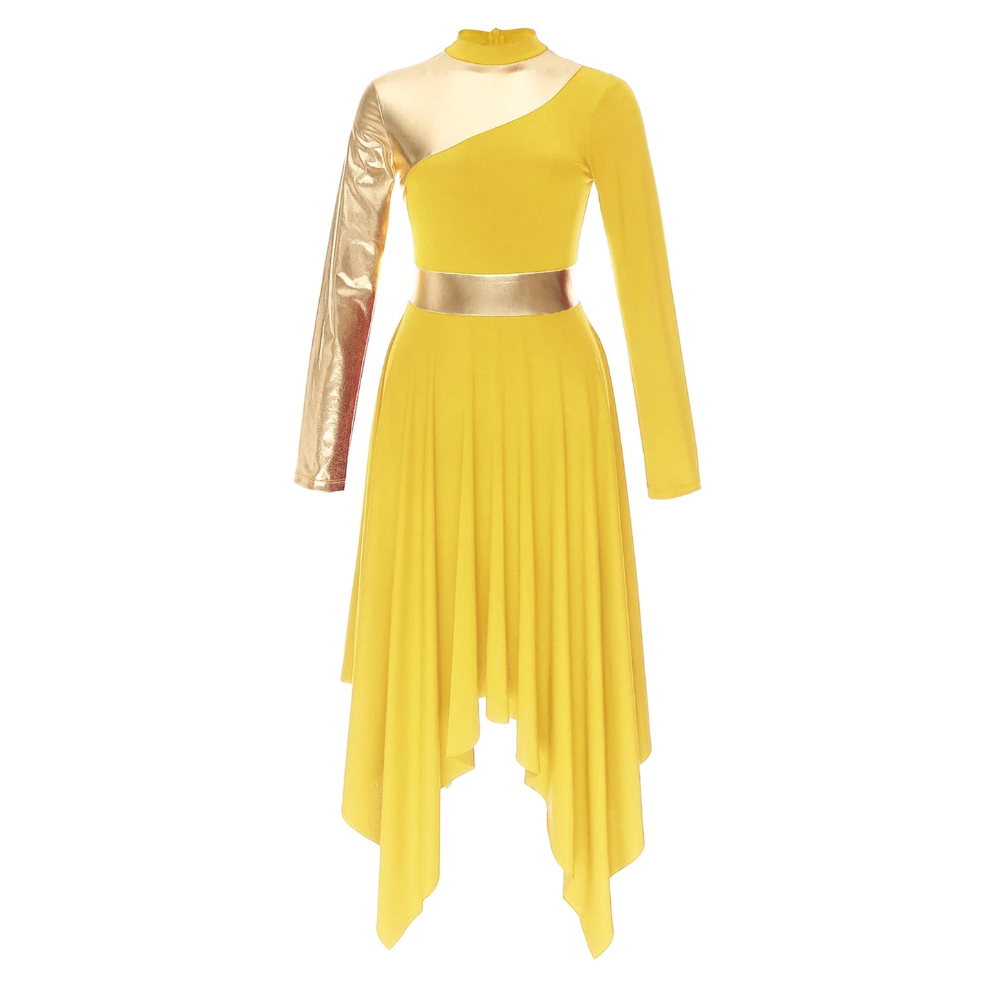 Women Worship Robe Lyrical Praise Dance Costume Modern Dress Adults Liturgical Celebration of Spirit Dancewear Performance Dress