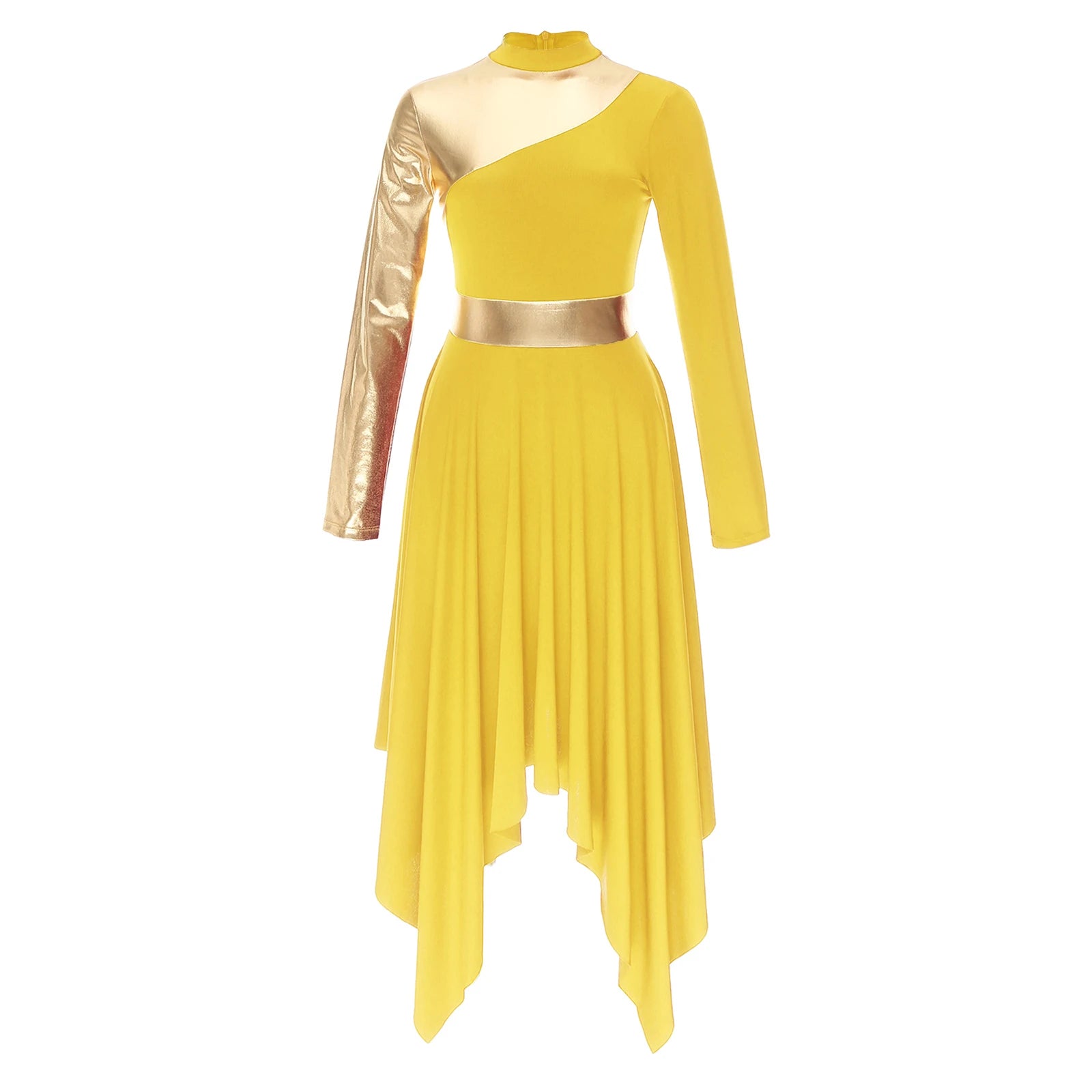 Women Worship Robe Lyrical Praise Dance Costume Modern Dress Adults Liturgical Celebration of Spirit Dancewear Performance Dress