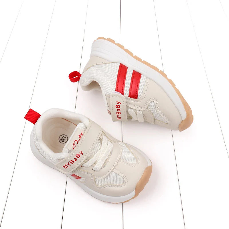 Baby Boys Girls Comfortable Sports Shoes Soft Sole Non-slip Solid Colour Toddler Shoes