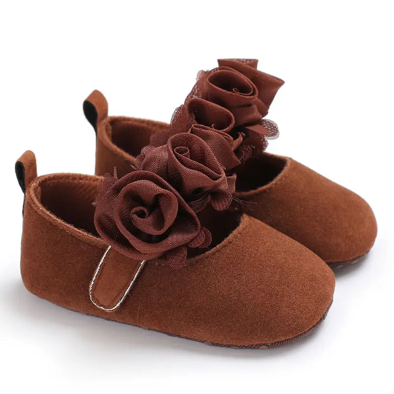 Infant Newborn Soft Sweet Mary Jane Baby Shoes Kids Wedding Party Dress Footwear Children Princess First Walker Baby Girl Shoes