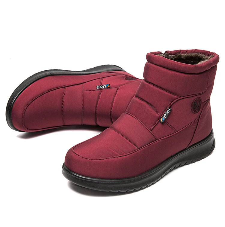 Women's Boots 2024 Ankle Boots For Women Shoes Winter Botines Warm Fur Snow Boots Waterproof Winter Botas Mujer Combat Boot