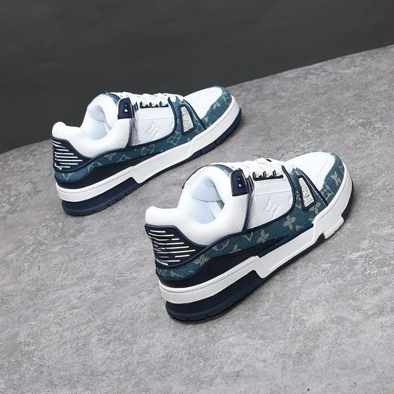 Black Warrior Men's Spring and Autumn New Trend Versatile Autumn Sports Leisure Small White Board Shoes