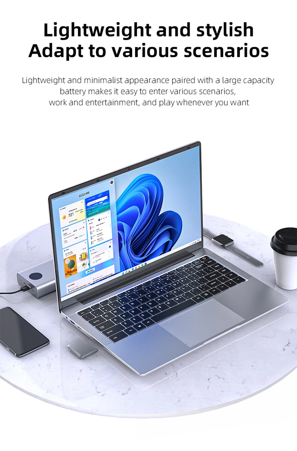 Windows 11 14.1 inch Laptop Computer intel i7 7500U Intel A3950 Laptops 1080P 12GB DDR4 1TB 2TB SSD Portable i7 Laptop Notebook