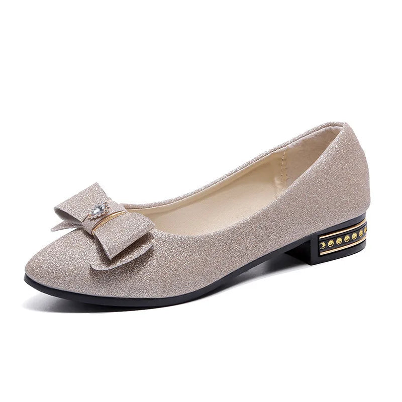 Women Shoes Elegant Shallow Low Heel Shoes Loafers Woman Casual Slip-on Pumps Ladies Comfort Footwear Zapatos De Mujer