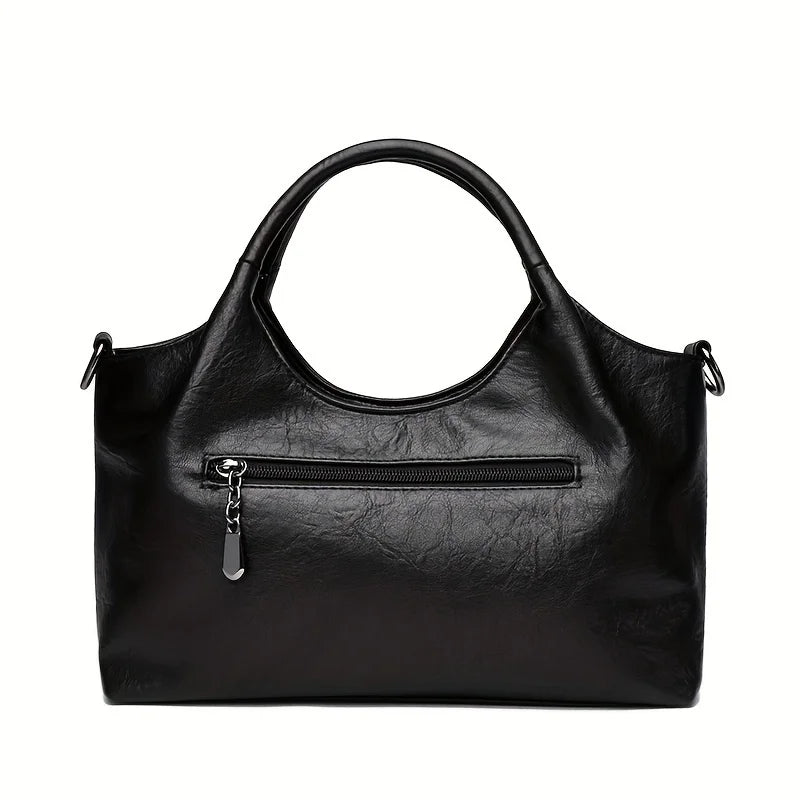 2025 trendy women's handbag, leisure cross-body bag for mothers, multi-functional shopping bag with zipper closure