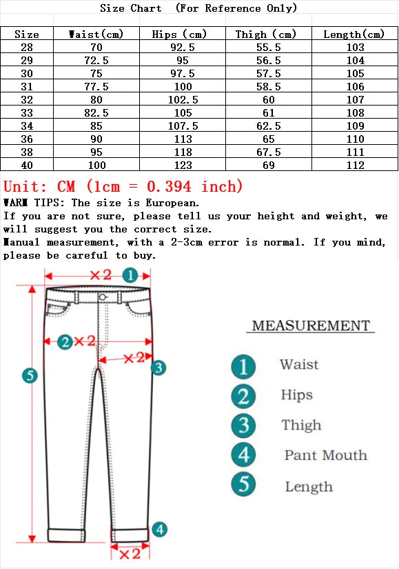 2024 New high-quality Fashion Casual Cotton Business Black  Denim Pants Male Trousers Men's Stretch Regular Fit Jeans