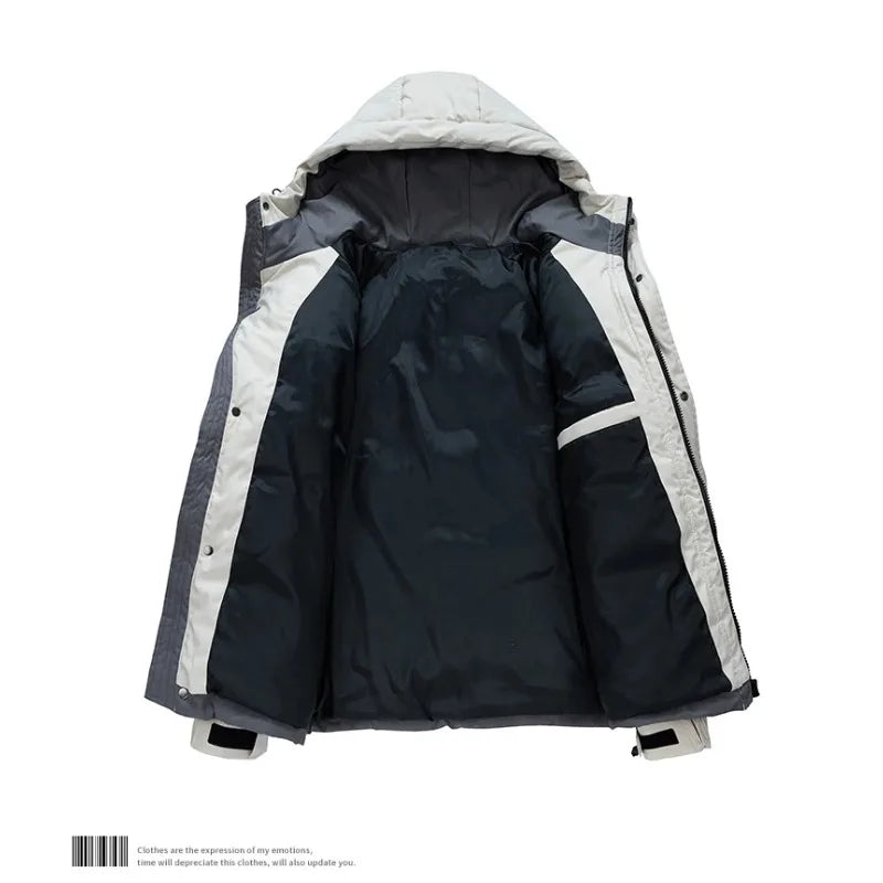 Winter Outdoor Men's Cold proof Warm Sports and Leisure Thick Cotton Jacket Winter Comfortable Fashion Trend Versatile Jacket