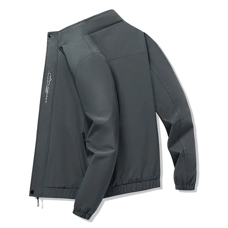 Men's winter and autumn soft shell wool jacket, raincoat, outdoor fishing, hiking, hunting, camping warm jacket, warm M-5XL