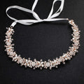 Bridal Wedding Headbands Full Pearl and Rhinestones Tiaras Hairbands For Women Bride Bridal Wedding Hair Accessories Jewelry