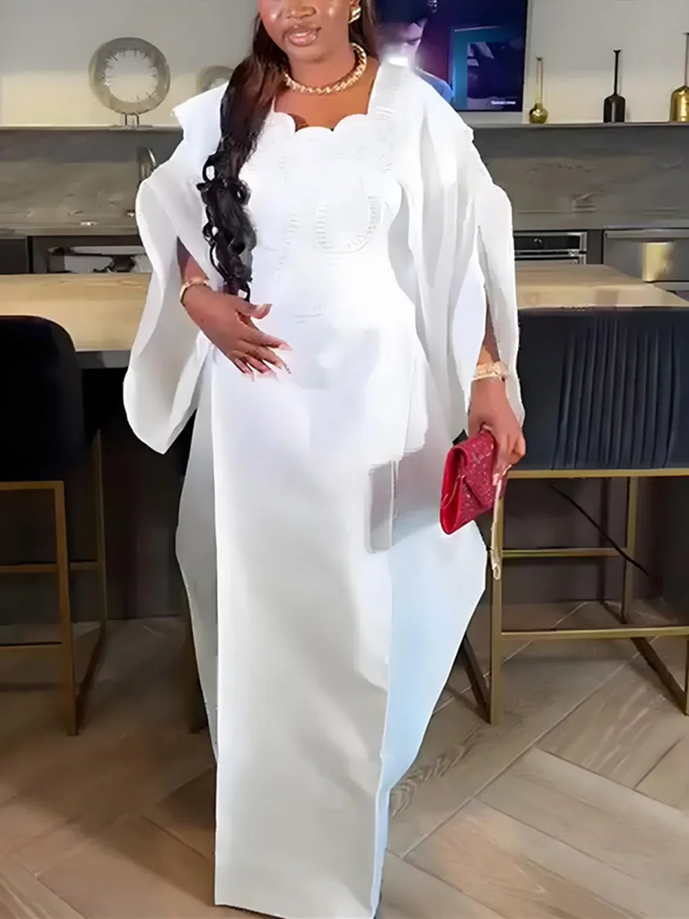2025 African Dresses for Women Traditional Africa Clothing Dashiki Ankara Outfits Gown Abayas Robe Muslim Kaftan Maxi Long Dress