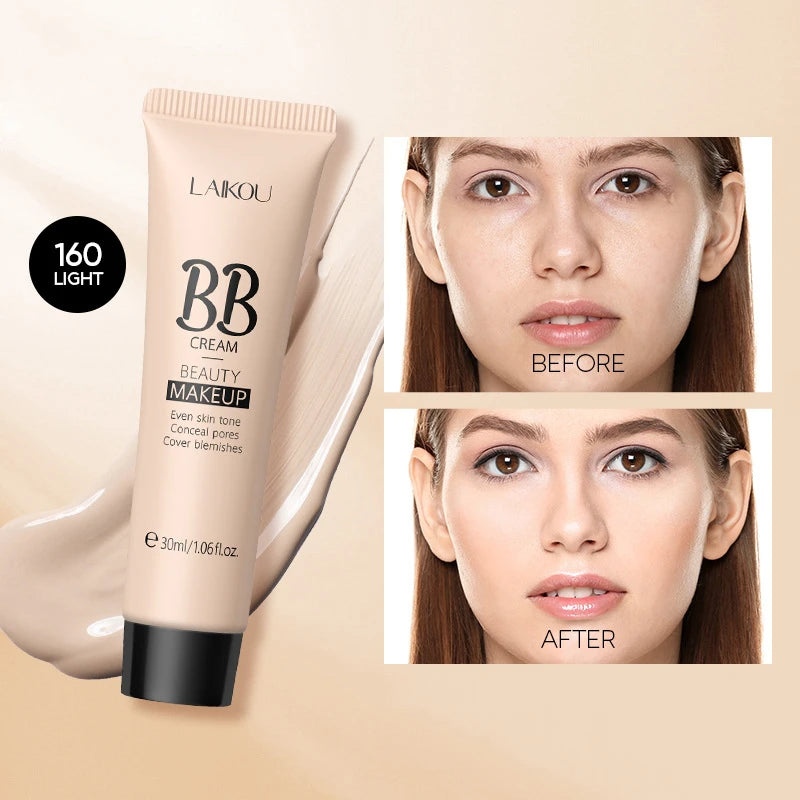 9-color Optional Concealer BB Cream 30ml Natural Facial Concealer Primer Ultimate Coverage Waterproof Foundations Makeup
