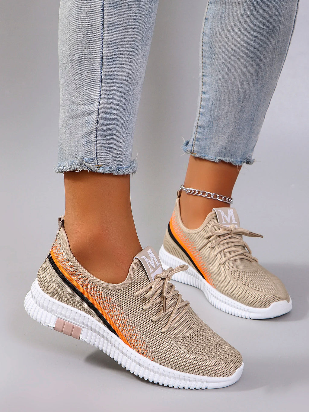 Women's summer breathable mesh flat shoes，women's shoes，casual sneakers shoes, clearance free shipping