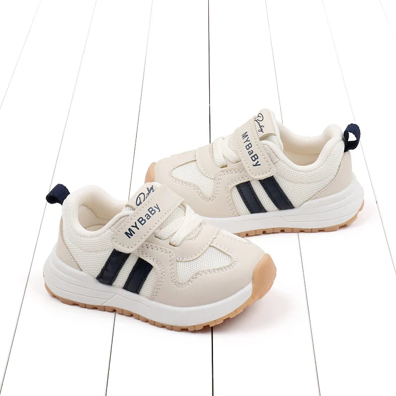 Baby Boys Girls Comfortable Sports Shoes Soft Sole Non-slip Solid Colour Toddler Shoes