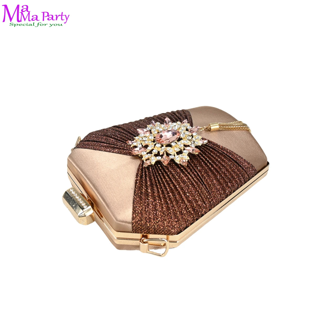 2025 Winter New Arrivals Low Heels in Coffee Italian Women Shoes and Bag Set Elegant Ladies Pointed Toe Pumps for Wedding Party