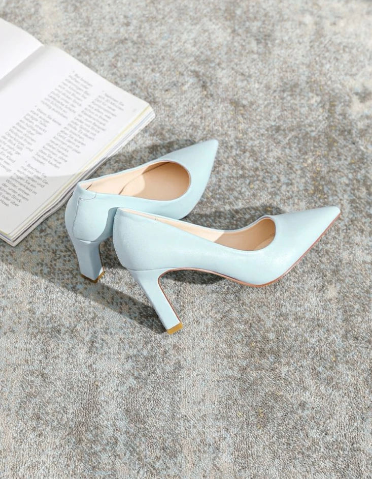 Sexy Shoes For Women Wedding Bride Shoe On Heeled Pumps Woman Black Pointed Toe High Heels 39 Young Casual Social Premium