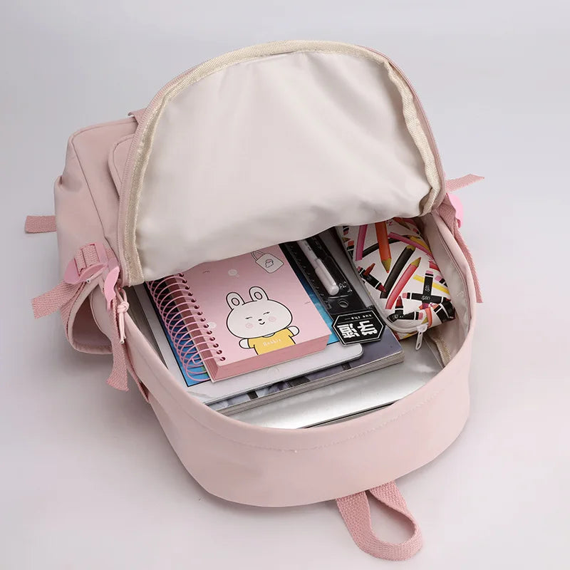 Disney The Lion King Simba Boys Girls Kids School Book Bags Women Bagpack Teenagers Travel Backpack Mochila Escolar